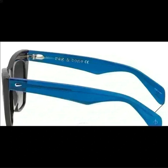 Rag & Bone 52MM Cat Eye Sunglasses in Blue/Black NWT - Picture 5 of 11